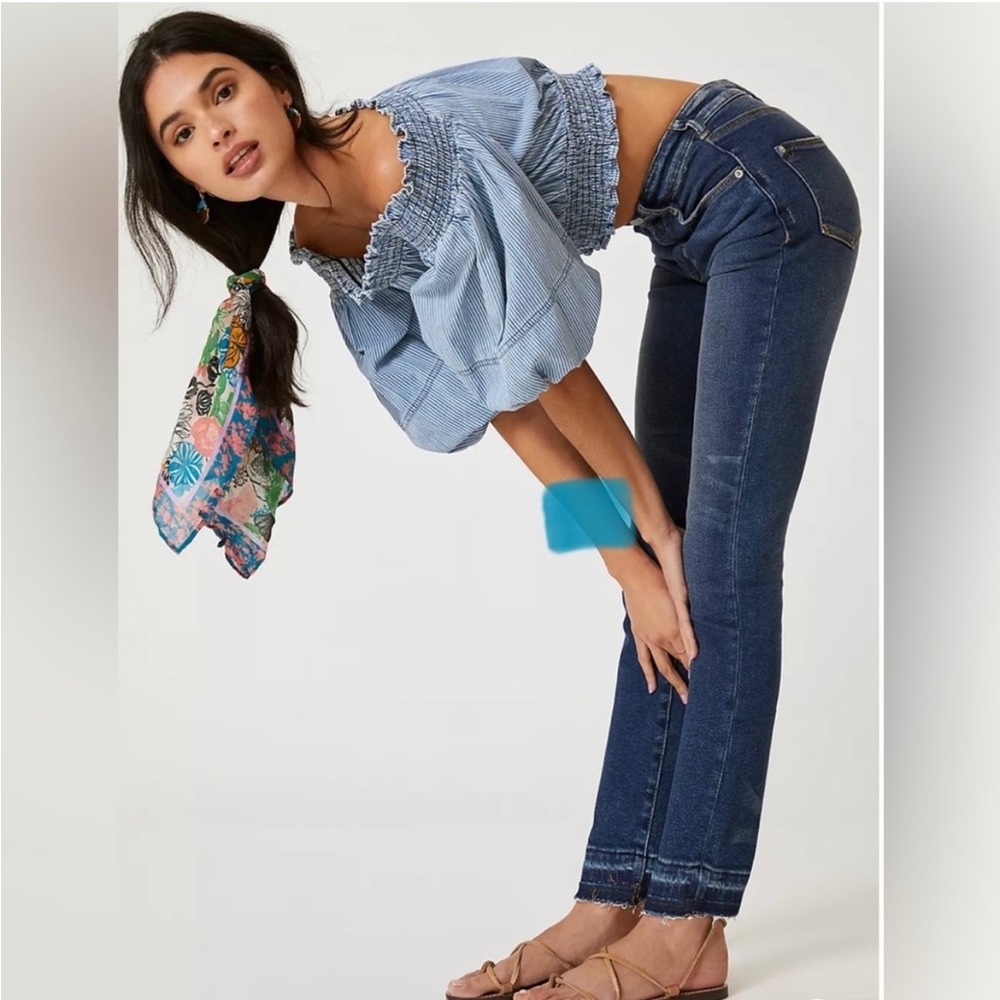 Pilcro by Anthropologie High Rise Cigarette Jeans